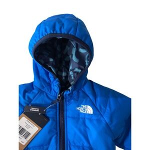 The North Face Infant Reversible Perrito Jacket Hero Blue NF0A5GCZT4S 6-12M NWT
